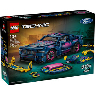 Lego technic personnalisable ford mustang gt voiture jouets pour enfants et décoration 42236