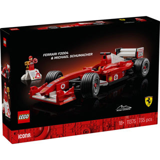 Icônes Lego 11375 Ferrari F2004 et Michael Schumacher