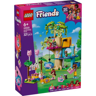 LEGO 42666 Amis Fête d'anniversaire de chat et arbre