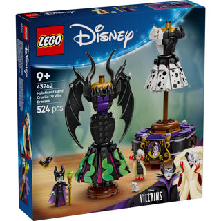 Lego Disney 43262 Les robes de maléfique et de cruella de vil