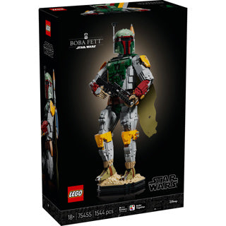 Kit de construction Lego Star Wars Boba Fett pour adultes et décoration 75455