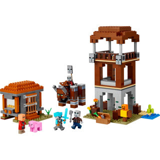 Hoppe Lego 21278 Minecraft le butin buitenpost et détruit