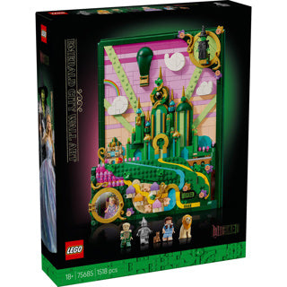 Lego 75685, décoration murale de la méchante ville d'émeraude
