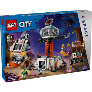 LEGO LEGO CITY 60434 RUTTH BASE ET RAKETET LABRICS PLATTFORM