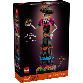 Lego ideas – kit de construction de figurines la catrina pour adultes et décoration de la maison, 21372