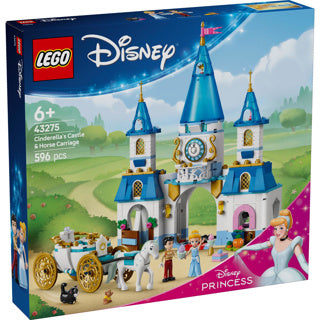 LEGO LEGO Princess 43275 Château de Cendrillon et entraîneur de cheval