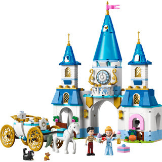 LEGO LEGO Princess 43275 Château de Cendrillon et entraîneur de cheval