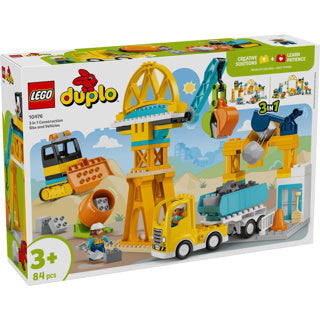 Lego duplo town 10476 3en1 chantier et véhicules