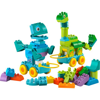 LEGO 10451 Dinosaures 3 en 1 de Duplo Town sur roues