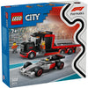 Lego city 60493 camion d'exposition f1 avec voiture de course Audi F1