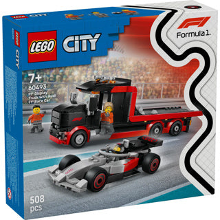 Lego city 60493 camion d'exposition f1 avec voiture de course Audi F1