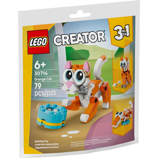 Lego 30714 sac chat orange | 10 pièces