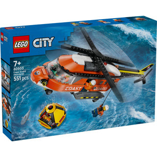 Lego city exploration 60503 hélicoptère de la garde côtière