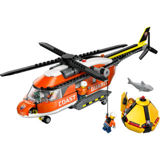 Lego city exploration 60503 hélicoptère de la garde côtière