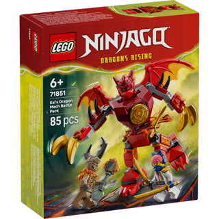 LEGO Ninjago 71851 Pack de combat Mech Dragon de Kai | 2 pièces