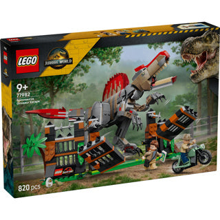 Jouets Lego Jurassic World Spinosaurus Escape Dinosaur pour enfants 77982
