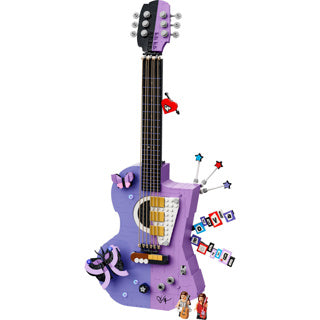 Kit de construction double guitare d'Olivia Rodrigo éditions Lego pour décoration chambre enfant et ado - 43031