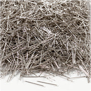Épingles à tête Creativ Company, L : 18 mm, épaisseur 0,6 mm, env. 10000 pièces, argent, 500 g 1 boîte - afbeelding 1