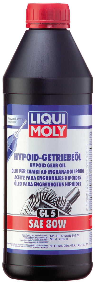 Liqui Moly Hypoid Gear Oil SAE80W LM GL5 1LTR.