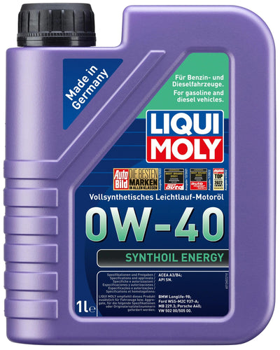 Liqui Moly Synthoil Energy Motor Energy Motor