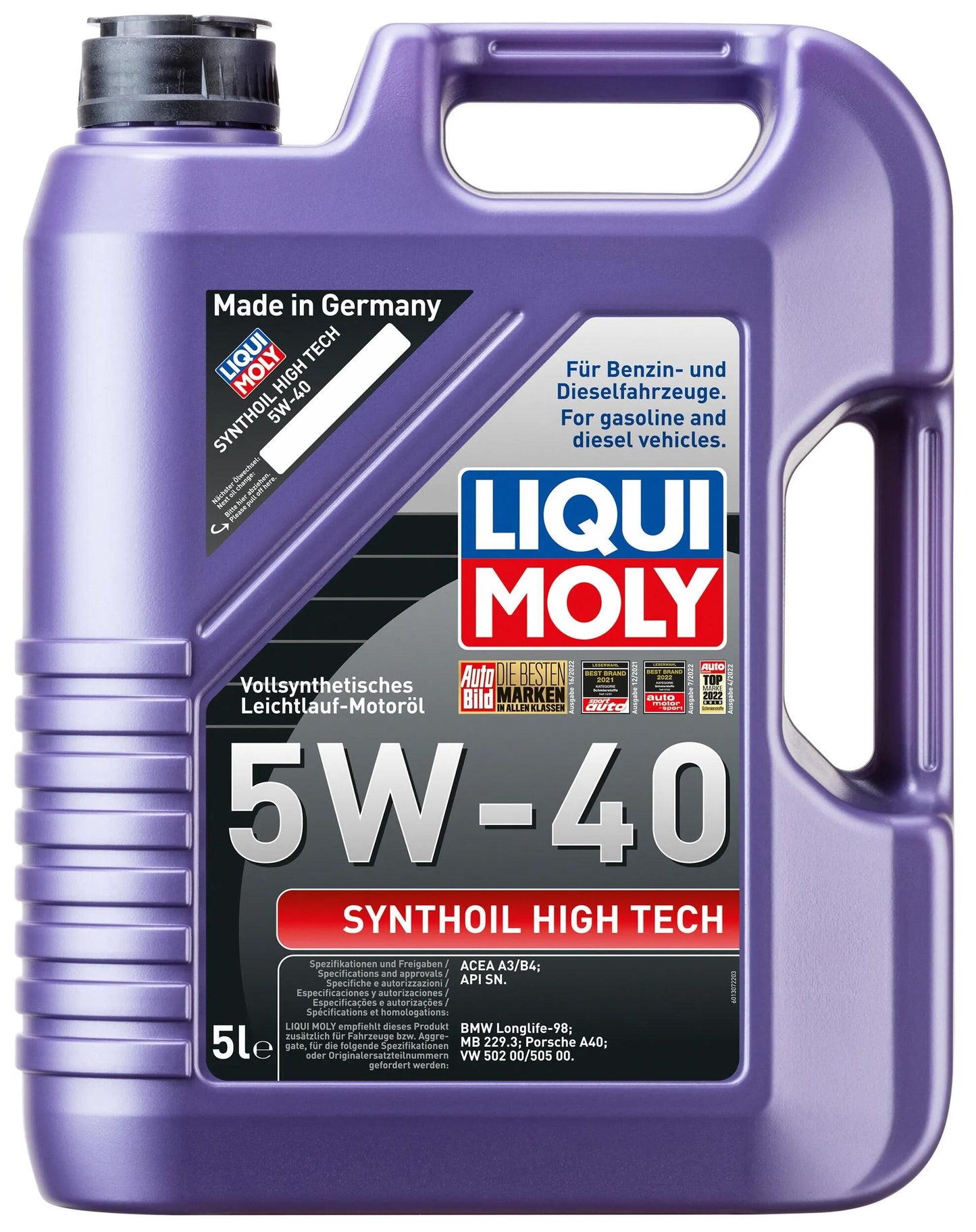 Libi Moly Synth.High Tech 5W-40 5 Ltr.