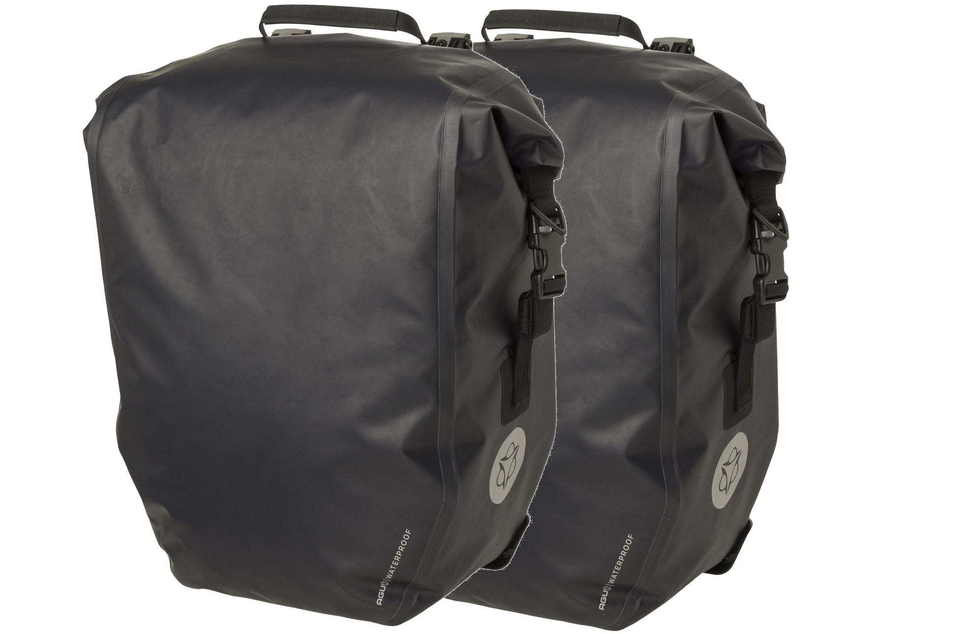 Agu set sac de vélo simple léger abri click'ngo grand noir noir