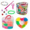Toi-toys ensemble de bandes à tisser 2700 pièces dans une boîte de rangement coeur