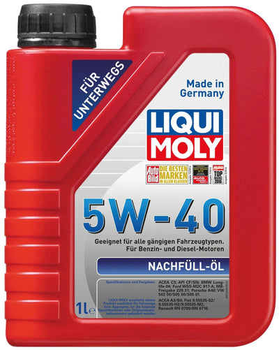Liqui Moly Recharge Huile 5W40 1 LTR.
