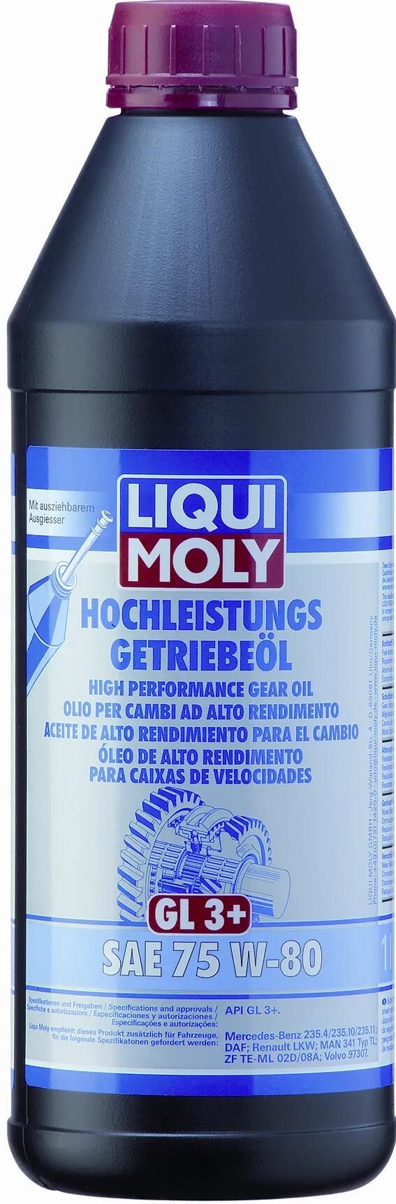 Huile de transmission Liqui Moly GL3 +