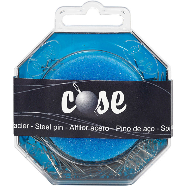 Épingles à tête Creativ Company, L : 34 mm, épaisseur 0,6 mm, env. 600 pièces, argent, 50 g 1 boîte