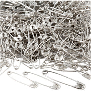 Épingles de sûreté Creativ company, L: 28+31+36 mm, épaisseur 0,7-0,8 mm, argent, 600 pièces 1 boîte - afbeelding 1