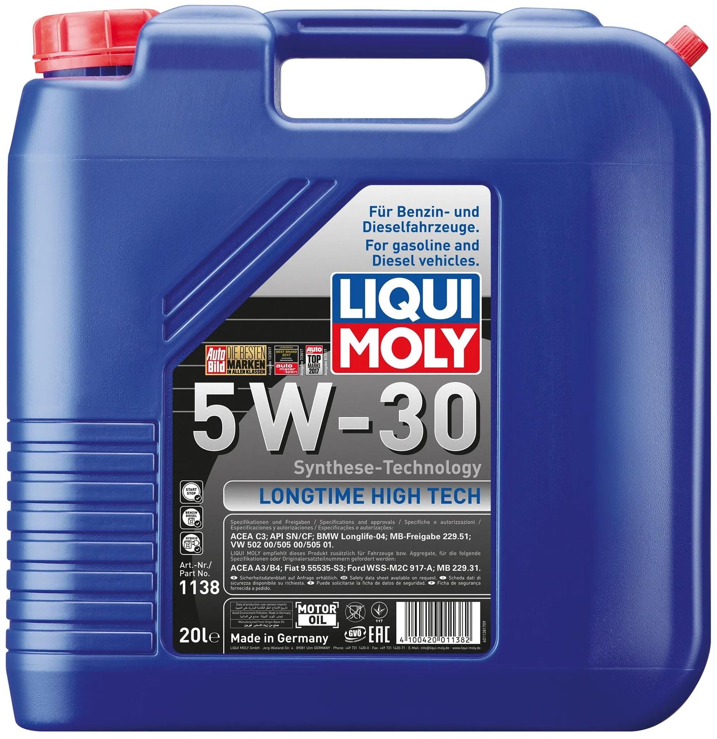 Liqui Moly High Tech de longue date 5W-30 20 Ltr.