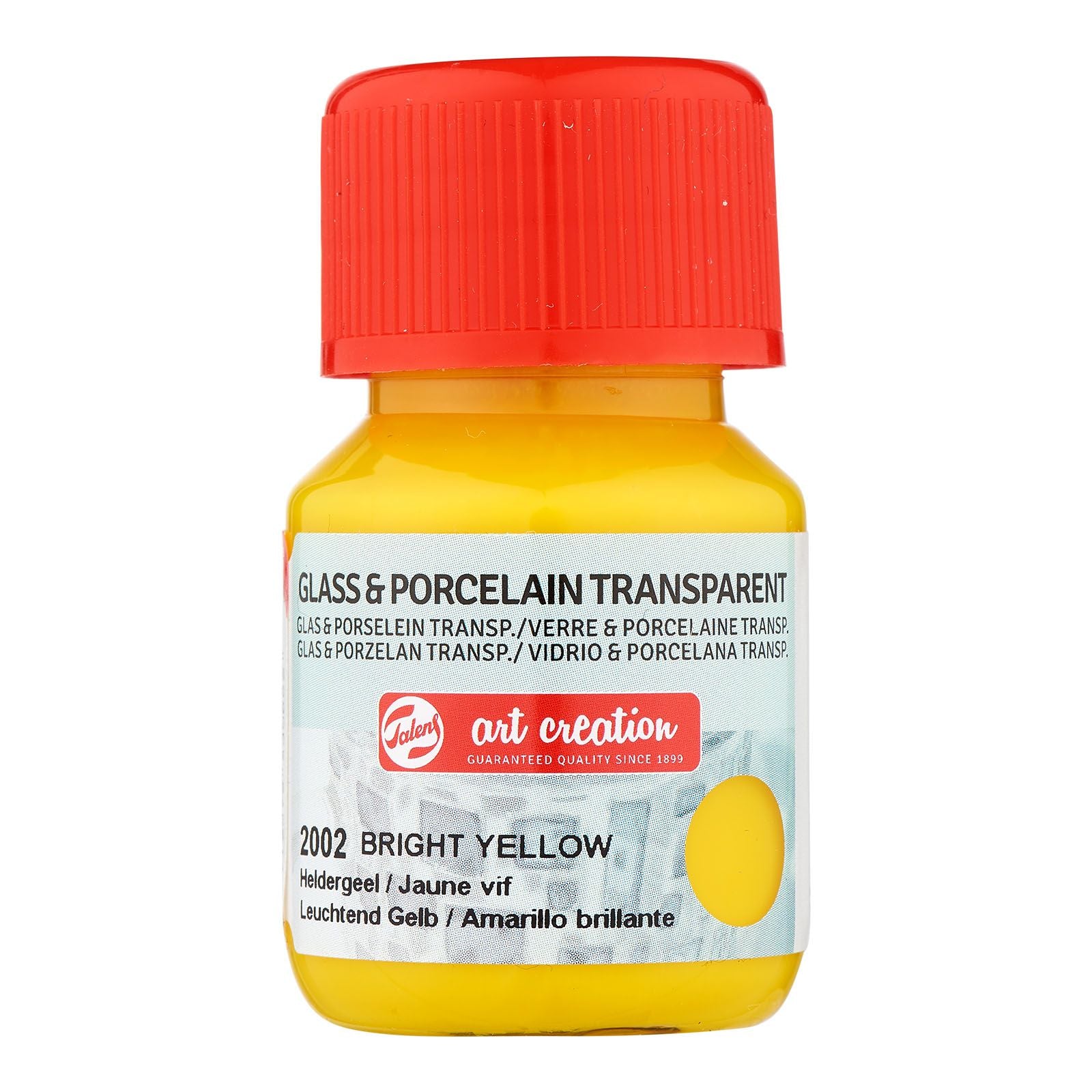 Talens création d'art • verre porcelaine transparent 30ml jaune vif