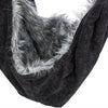 Trixie Dog Sac Belly Carrier Soft Black Grey