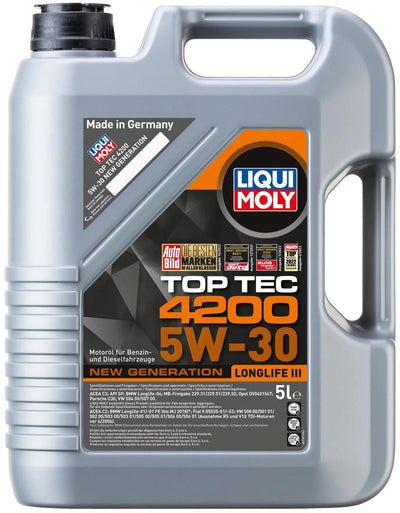 Liqui Moly Motor Oil Top Tec 4200 Nouvelle génération.