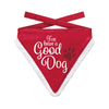 Bond cadeaux de Noël bandana bon chien rouge