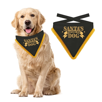 APPONDANT CADEAUX CONTRÔLE DOGER BANDANA SANTA BLACK