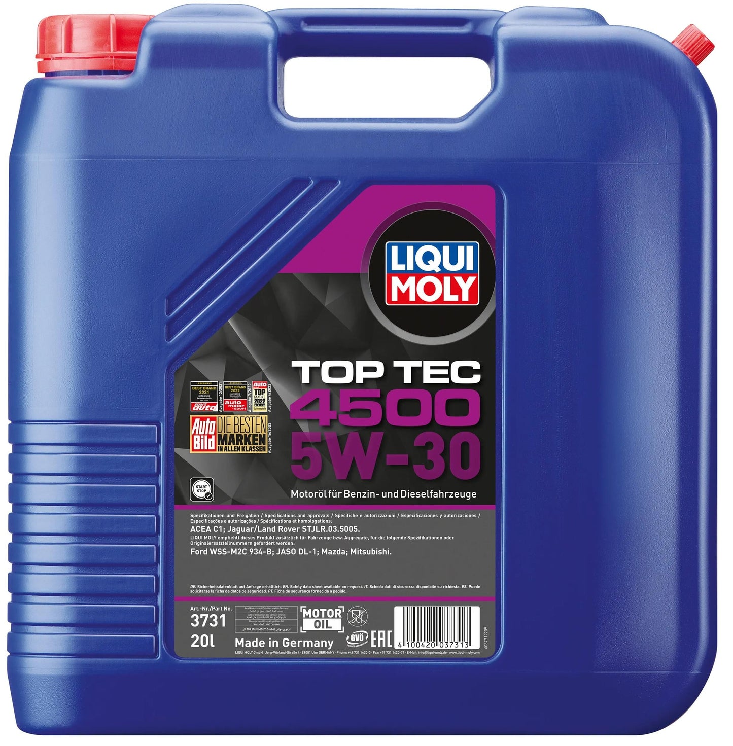 Liqui Moly Motor Oil Top Tec 4500.