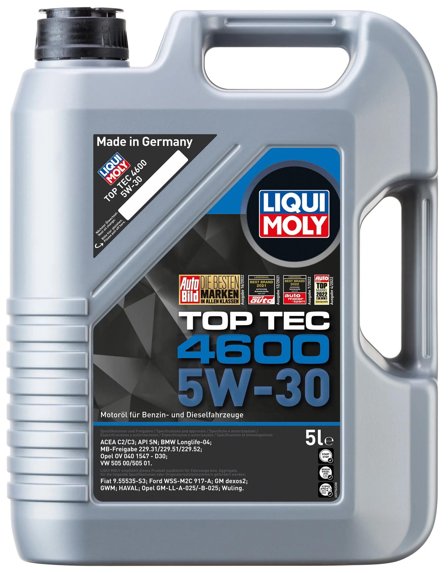 Top à huile de moteur Liqui Moly TEC 4600.