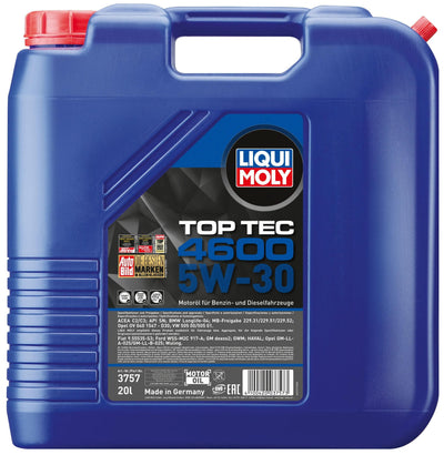 Top à huile de moteur Liqui Moly TEC 4600.