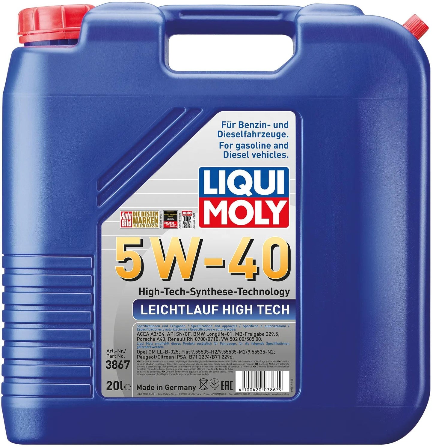 Liqui Moly Motor Oil Leichtlauf High Tech