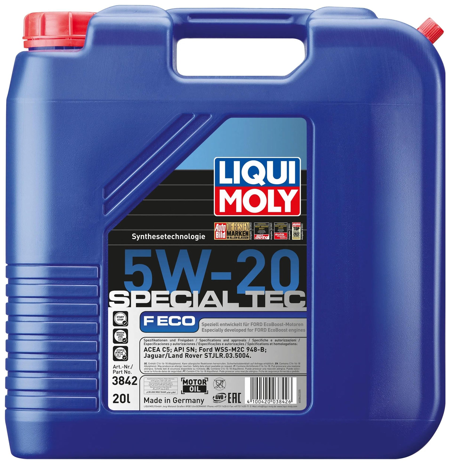 Liqui Moly Motor Huiles Special Tec F Eco.