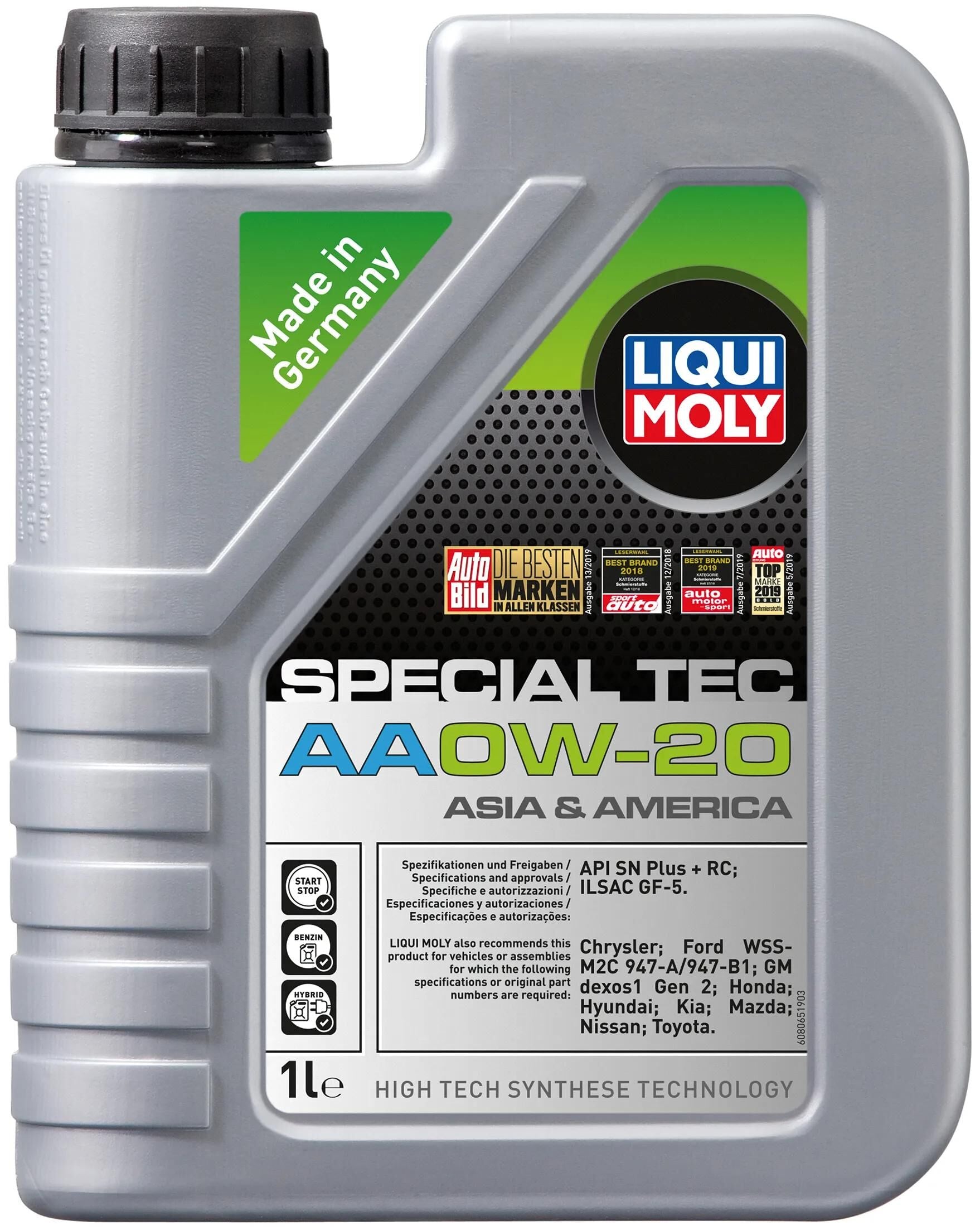 Liqui Moly Motor Oil Special TEC AA.