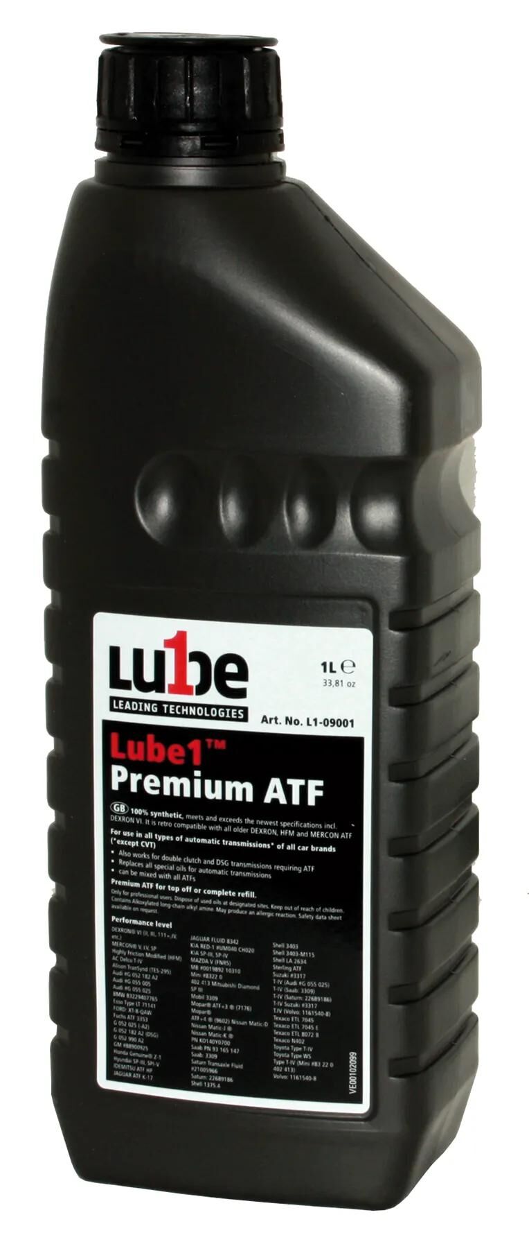 Huile de transmission Lube1 premium ATF. atf premium 1l