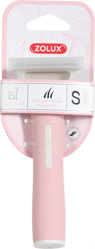 Zolux anah super brosse rose blanc