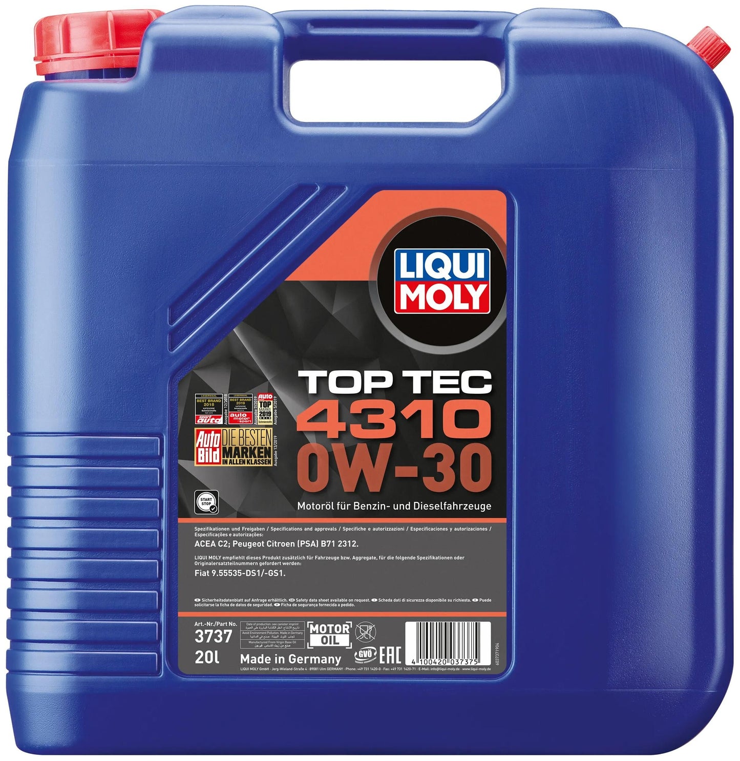 Top à huile de moteur Liqui Moly TEC 4310.