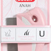 Zolux anah peigne aux puces autour du rose blanc