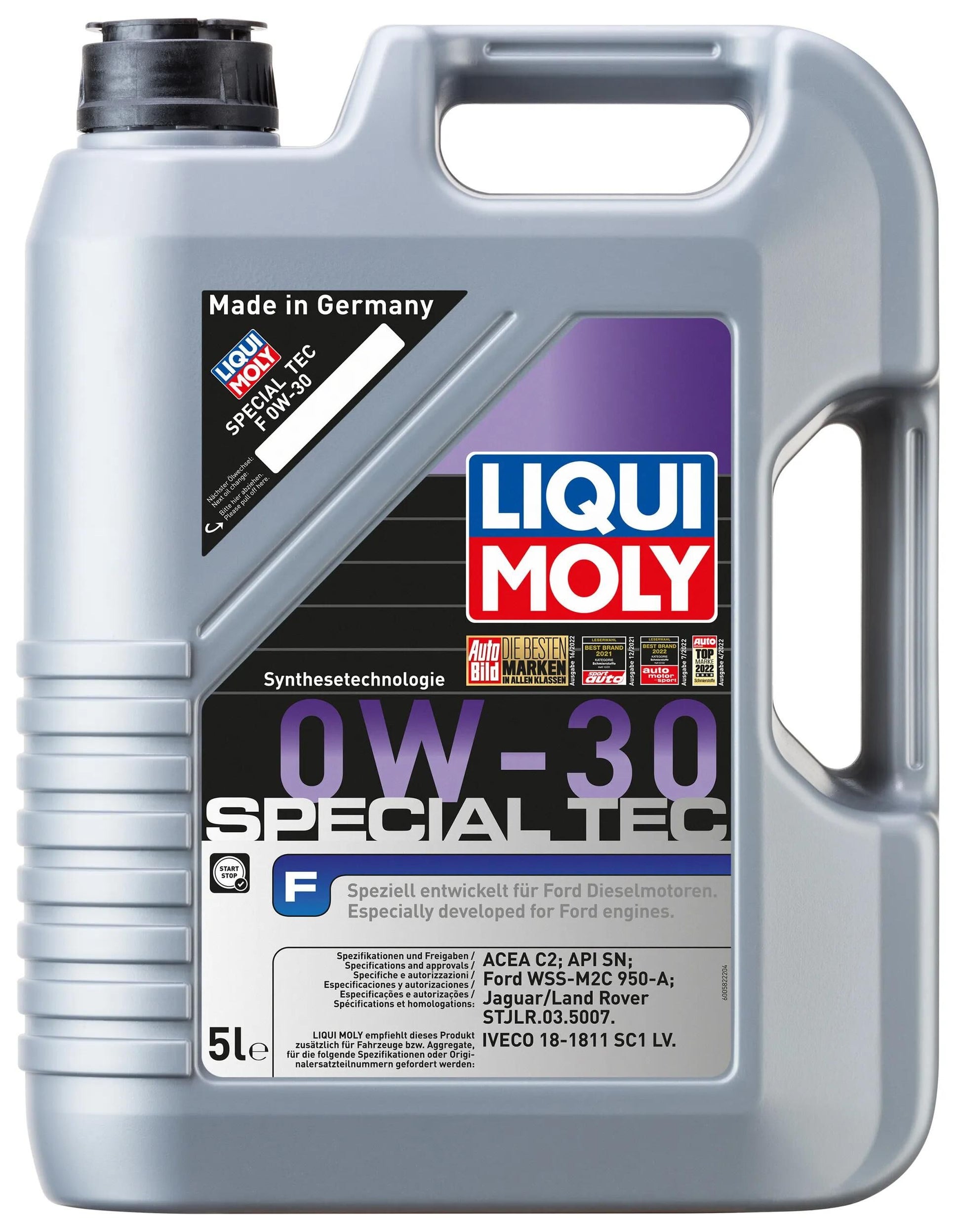 Liqui Moly Motor Oil Special Tec f.