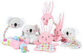 Zolux chiot minuscule peluche rose rose - afbeelding 4