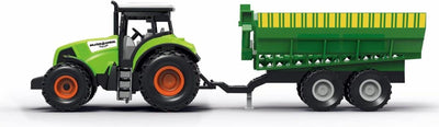 Tracteur de roues de détail en ligne avec remorque et lumière et son